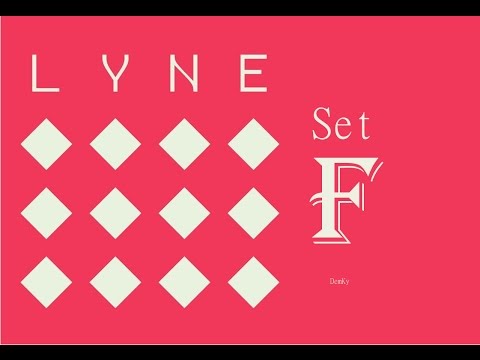 LYNE - Set F Walkthrough (F 1-25) - YouTube