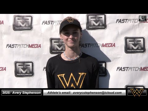 2025 Avery Stephenson 3.5 GPA, Pitcher & Outfield Softball Skills Recruiting Video, Warrior Academy