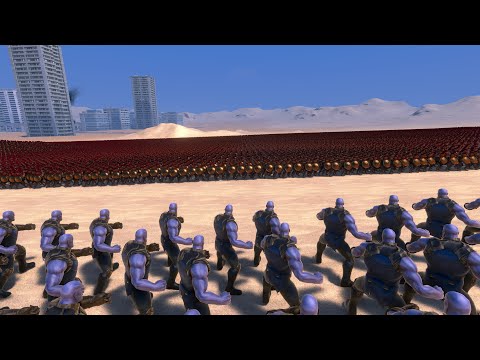 50 THANOS vs 10000 SPARTANS - Ultimate Epic Battle Simulator