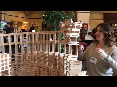 A Beautiful KEVA Planks Contraption