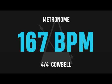 167 BPM 4/4 - Best Metronome (Cowbell)