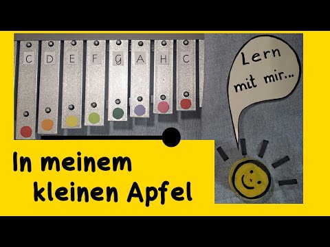 In meinem kleinen Apfel: Glockenspiel lernen - Anleitung für Kinder - Kinderlied