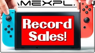 Switch & Zelda: BotW Break Nintendo Sales Records in Opening Weekend