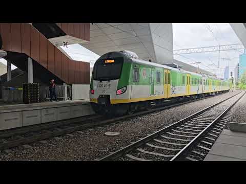 PKP EN57 - EN57 1662 + 1648 departing Warszawa Zachodnia on 23/05/25