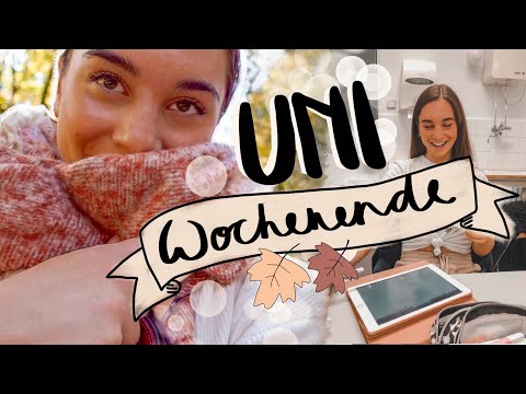 Letztes UNI Wochenende vor dem 5. SEMESTER - meine LERNROUTINE [Vlog]
