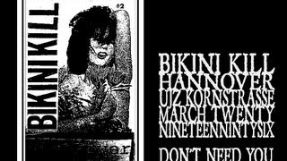 Bikini Kill - Don&#39;t Need You (Hannover 1996)