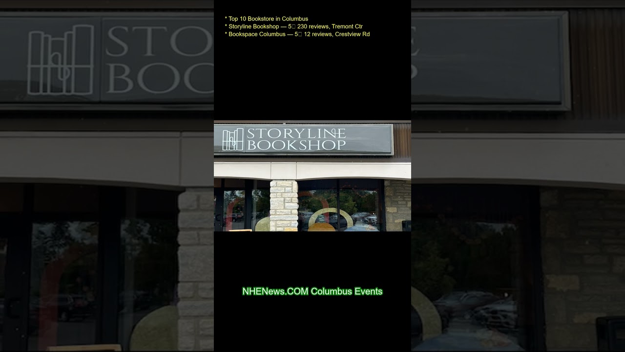 Top 10 Bookstore in Columbusand  1. Storyline Bookshop — 5★ (230 reviews), Tremont Ctr  2. Bookspace