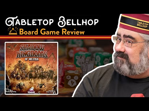 Shadow Kingdoms of Valeria Review, a dice drafting, engine building, worker placement game.
