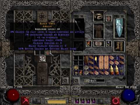 Diablo 2 Safety Amulet Crafting (Example)