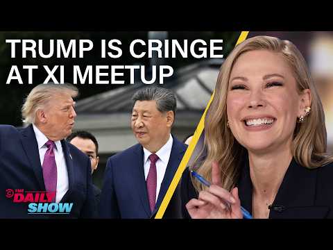 川普飛機嚇歪！參議員怒轟「開飛機的毛茸茸」？ | The Daily Show (Trump Spooked by Plane at Xi Meeting & Sen. Tuberville Rails Against Flying Furries | The Daily Show)