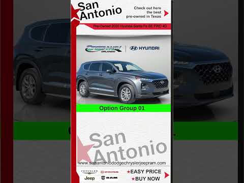 Pre-Owned 2020 Hyundai Santa Fe SE FWD 4D Sport Utility