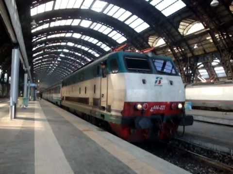 Partenza da Milano C.le E444 Intercity per Ventimiglia