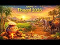 Happy Pongal 2026 Happy Pongal Status Pongal Whatsapp Status Pongal Wishes