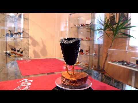 Pipa radica chimney fatta a mano - www.paronellipipe.it