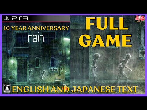Rain (PS3) Full Game Walkthrough English and Japanese Text - Lost in the Rain - 雨 ウォークスルー 雨の中で失われた