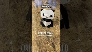 HOW TO MAKE ORIGAMI PANDA STEP BY STEP | KUNG FU PANDA ORIGAMI TUTORIAL PAPER CRAFT ORIGAMI WORLD
