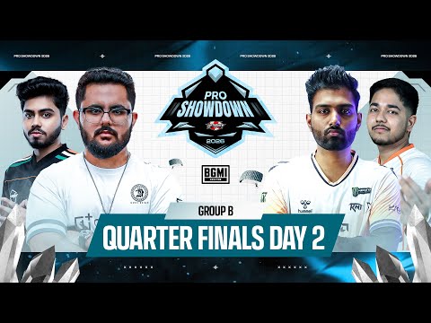 UE Pro Showdown 2026 | #BGMI | Quarter Finals Day-2 | Ft- #RNTX , #OG , #8Bit , #GDR etc