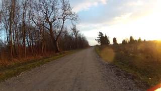 preview picture of video 'A coast road on Saaremaa in evening light'