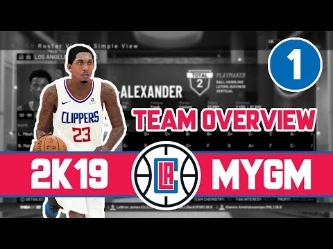 "A New Day" - NBA 2K19 Los Angeles Clippers MyGM - ep. 1