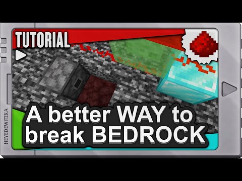 A better WAY to break BEDROCK Blocks ▣ Minecraft Java 1.21+