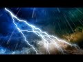 Big Thunder & Rain Sounds | Storm White Noise | Sleep, Study, Relax | 10 Hours