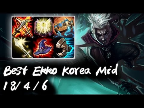 Best Ekko Korea Mid vs Corki | S7 New Build | Korea High Elo Replays