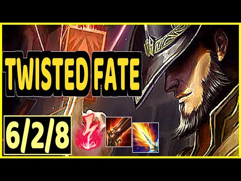 TWISTED FATE VS FIZZ - 6/2/8 KDA MID GAMEPLAY