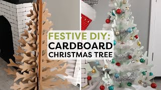 DIY Christmas Tree Made From CARDBOARD! | HGTV Handmade