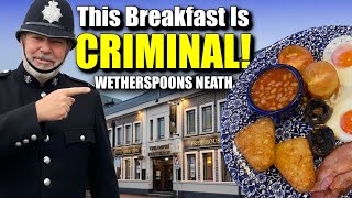 This Wetherspoons Used To Be a POLICE STATION! - Breakfast At The David Protheroe Neath Wales