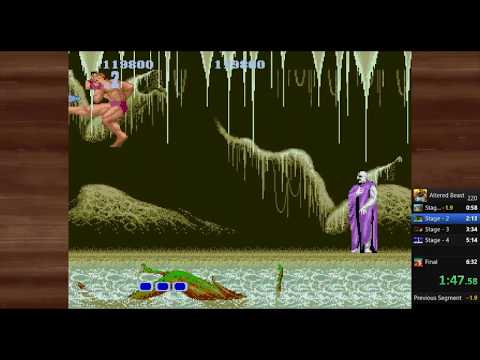 Altered Beast speedrun (6:25.59) (New PB)