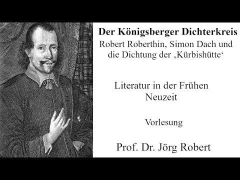 VL Literatur der Frühen Neuzeit - Vortrag "Der Königsberger Dichterkreis"