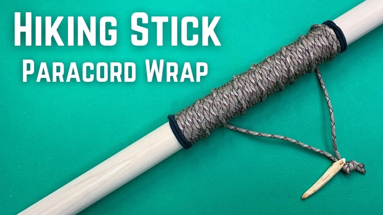 Make a Hiking Stick Paracord Wrap and More | Walking Stick