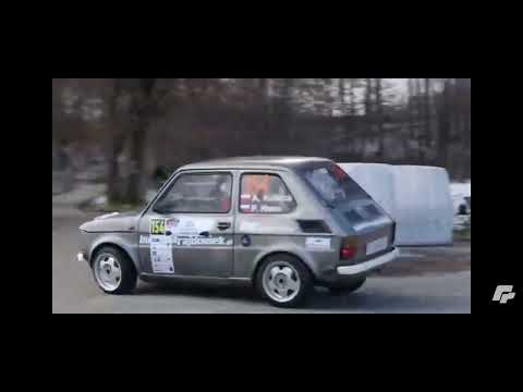 46. Rajd Cieszyńska Barbórka 2022 Ucieczka nr 2 Moczały przed bolidem Kubicy 126p