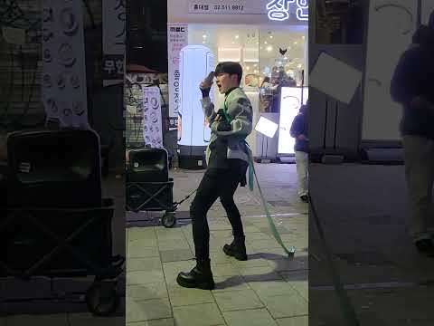20221218 213306 HyoJin#김효진&ShinHwa#강신화 Hongdae Busking 홍대 버스킹 SnowHorse#눈말