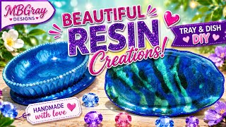 Stunning Blue Resin Tray & Dish Creations 💎✨