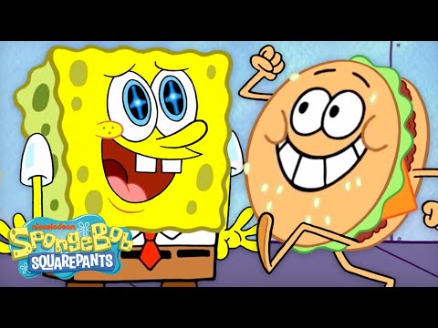 Every Krabby Patty in NEW SpongeBob Episodes ???? | 60 Minute Compilation | SpongeBob