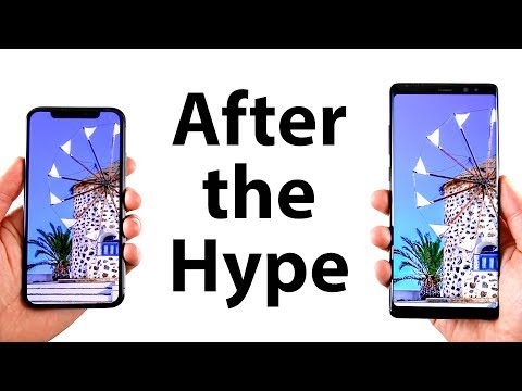 iPhone X vs Note 8 (after the Hype)