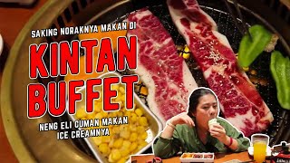 ICE CREAM MACHA NYA KINTAN ENAK BINGO!!! MAKAN DAGING SAMPE PENGAP...
