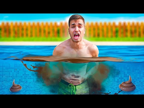 Prank on Rebby - Poop in the Pool