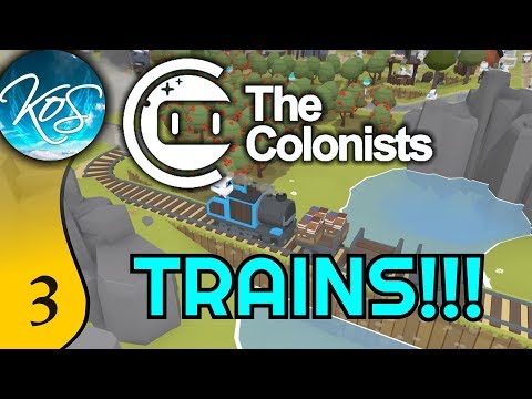 The Colonists Ep 3: REARRANGING ROADS - Scenario 5: Trains! - Let's Play, Gameplay