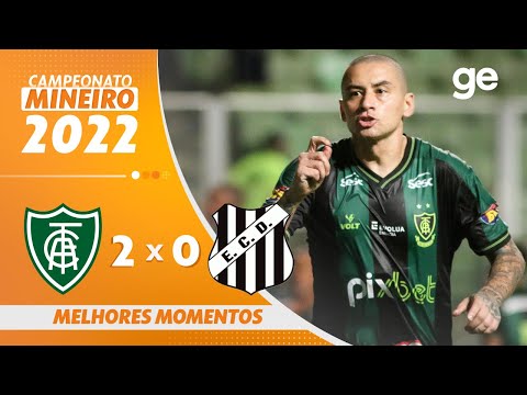 AMÉRICA-MG 2 X 0 DEMOCRATA GV | MELHORES MOMENTOS | 2ª RODADA MINEIRO 2022 | ge.globo