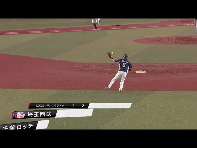 【5回裏】ライオンズ・源田 ミスをミスとしない好プレー!! 2018/8/22 M-L