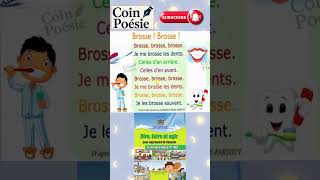 Comptine Brosse brosse brosse je me brosse les dents 1AEP (page 47) shorts