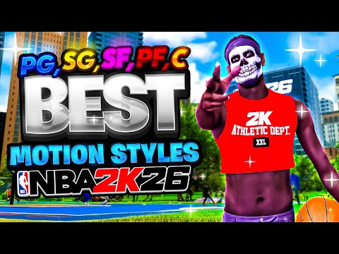 BEST MOTION STYLES for EVERY BUILD on NBA 2K26 🔥 