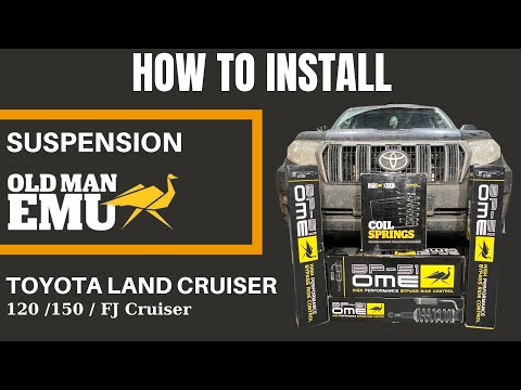 How to install Old Man Emu BP-51 Suspension Kit on Toyota Land Cruiser 120 /150 / FJ Cruiser