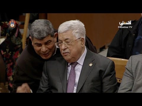 الرئيس الفلسطيني يشارك في قداس منتصف الليل ببيت لحم