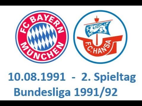 FC Bayern - FC Hansa Bundesliga 1991
