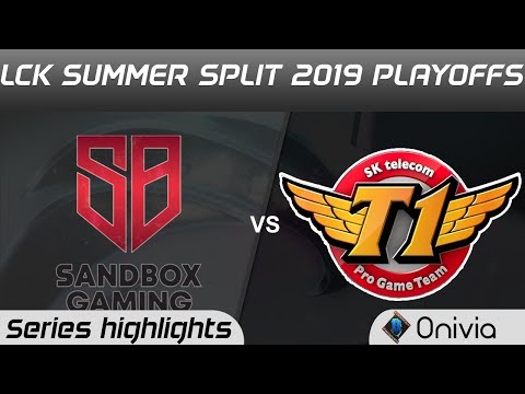 SB vs SKT Highlights All Games LCK Summer 2019 Playoffs SANDBOX Gaming vs SK Telecom T1 Highlights b