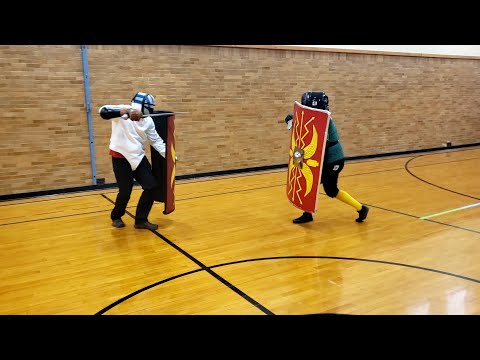 Gladiator Fencing Combat | Gladius and Scutum | Murmillo #shortfilm #gladiator #zombies