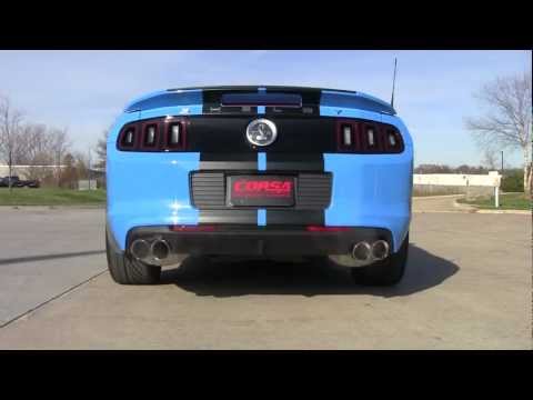 Listen to the Loud CORSA Performance 2013-2014 Ford Mustang GT500 Exhaust System